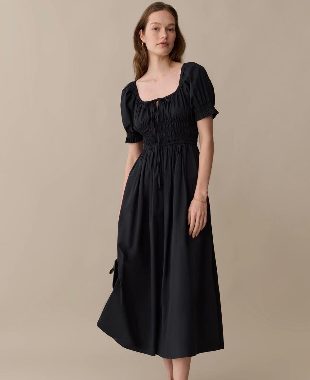 New sorella Fenella black Cotton Dress Size XS $223